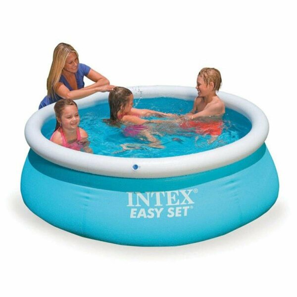 Hands On 28101EH 6 ft. x 20 in. Easy Set Inflatable Swimming Pool HA2515843